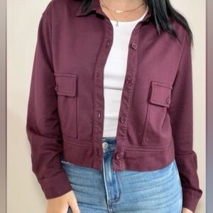 Stateside Ponte Cropped Jacket NWOT